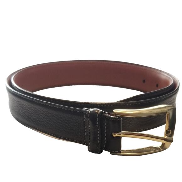 Trafalgar Men's Genuine Cow Hide Leather Belt, Sz 42/105 - Picture 1 of 16